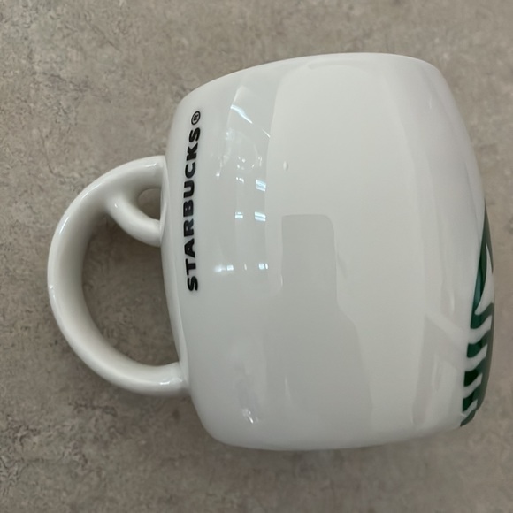 Authentic 2010 STARBUCKS Logo Mini Barrel Mug Espresso 3 Oz Cup Holiday Ornament - Picture 4 of 5